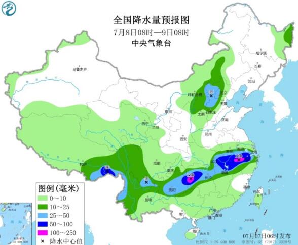 2020高考第一天天气：长江中下游持续暴雨多地有33℃高温