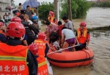 湖北黄梅洪涝灾害内涝严重 累计转移群众1.2万人