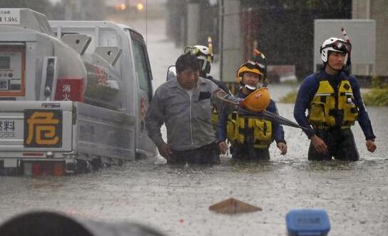 日本九州暴雨死亡人数升至59人 4700栋房屋被淹街道变泽国