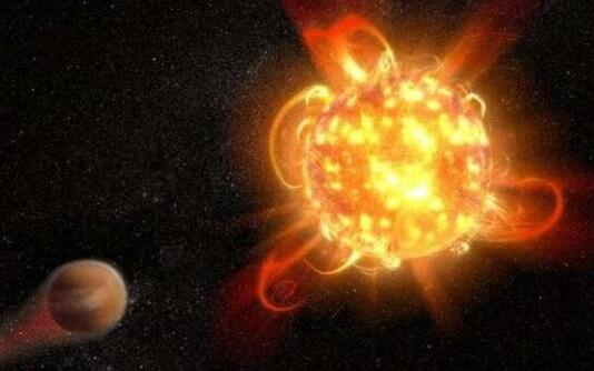太阳耀斑是恒星表面爆炸形成的?红矮星AD Leonis耀斑高清图 