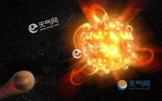 太阳耀斑是恒星表面爆炸形成的?红矮星AD Leonis耀斑高清图 