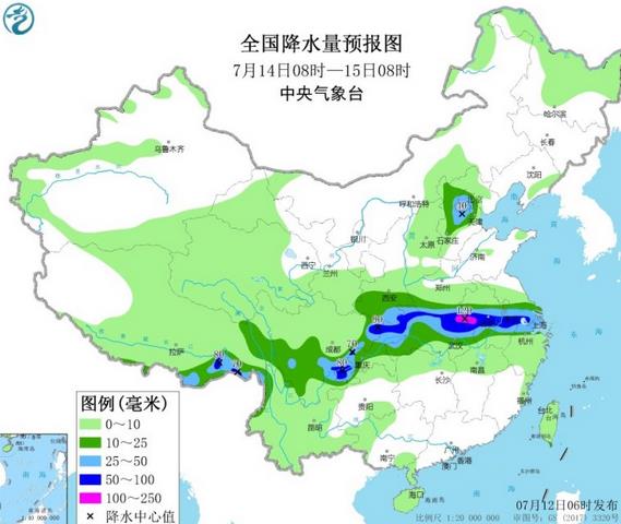 山东安徽江苏等迎大到暴雨 入海气旋影响黄海现10级大风