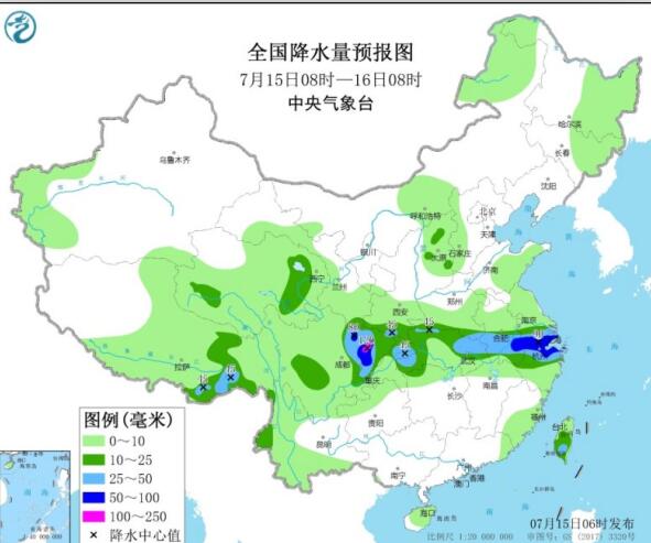 西南华南强降雨不停歇且高温闷热 华北地区多有雷阵雨光顾