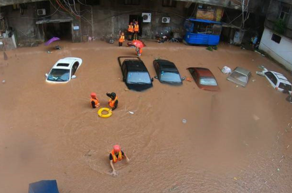 四川强降雨致多地受灾 造成达州210.95万人受灾