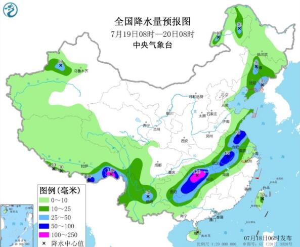 黄淮东江淮一带周末雨水不断 湖南广东华南等地气温40℃以上