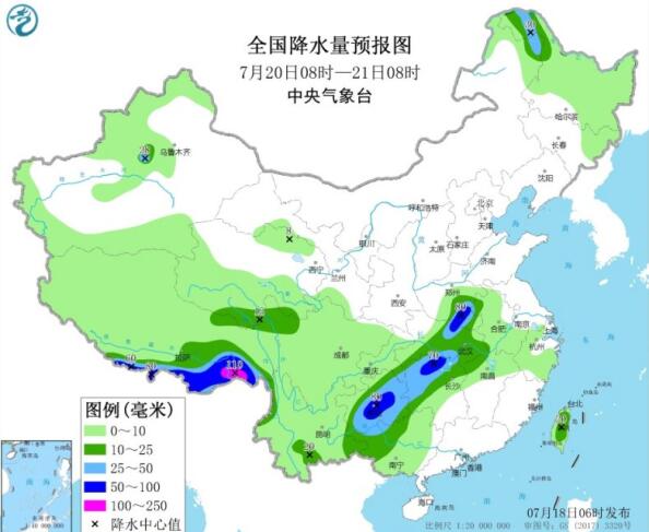 黄淮东江淮一带周末雨水不断 湖南广东华南等地气温40℃以上