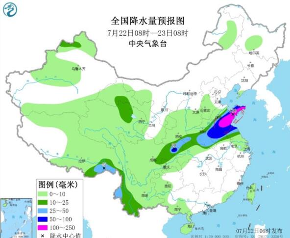 四川至黄淮一带有大到暴雨 华北东北持续高温33℃以上