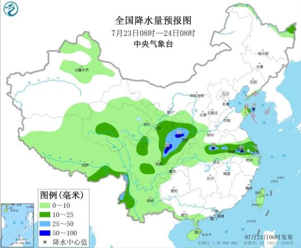 降雨带北抬山东安徽等地仍有暴雨 南方多地高温全勤“打卡”