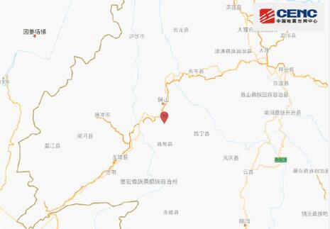 云南保山市隆阳区发生3.0级地震 目前未接人员伤亡的报告