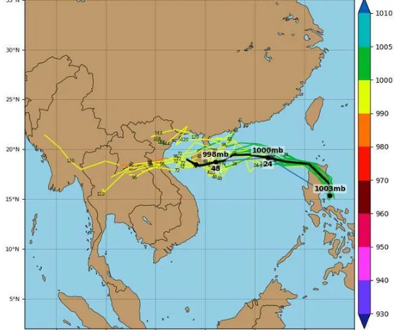 2020年8月温州台风网最新消息 3号台风即将生成带来大范围暴雨