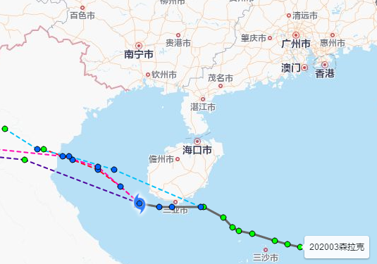 海南未来一周有暴雨 3号台风“森拉克”擦肩而过