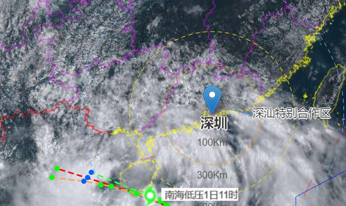 深圳台风最新消息今天 “森拉克”送雨水缓深圳高温天气