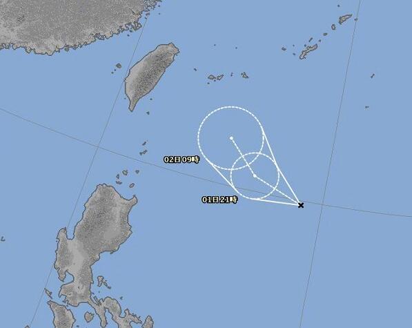 3号台风最新消息 台风“森克拉”预计今晚正式生成