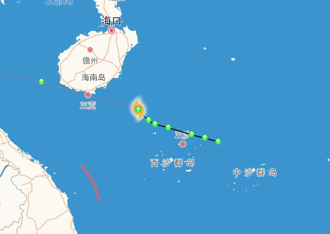 海南三亚台风最新消息2020 今年第3号台风今日或袭击三亚