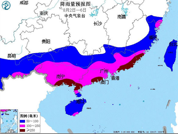 3号台风抵达越南 两广连日有强降雨