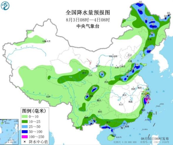 台风“黑格比”升级至10级浙江福建遭殃 西北华北等地有强降雨