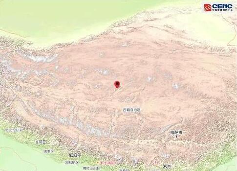 西藏地震最新消息2020 那曲市尼玛县发生4.3级地震