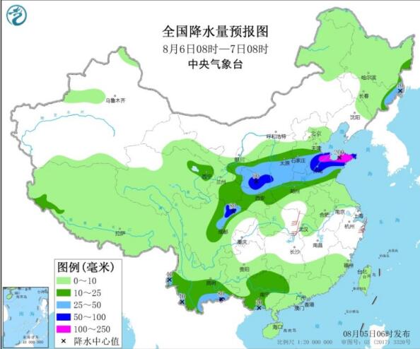 今日台风“黑格比”对我国的影响减弱 华北黄淮等地有大到暴雨