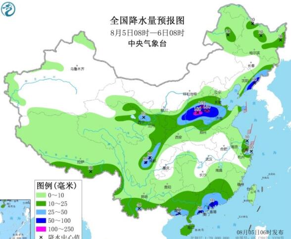 今日台风“黑格比”对我国的影响减弱 华北黄淮等地有大到暴雨