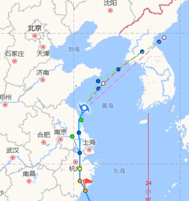 4号台风黑格比实时路径图 2020年4号台风最新路径发展趋势图