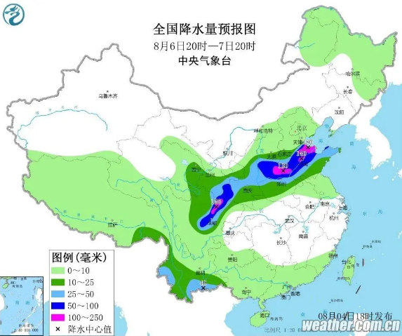 台风黑格比最新路径图 山东滨州将有大到暴雨天气