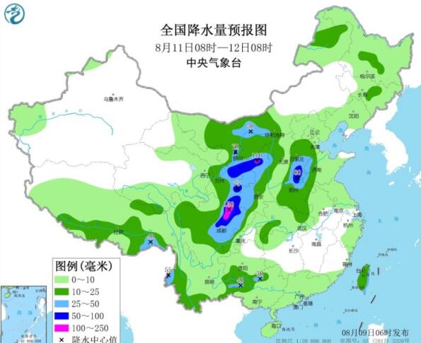周末江汉江淮等地持续大暴雨 江南华南伴有35℃以上高温
