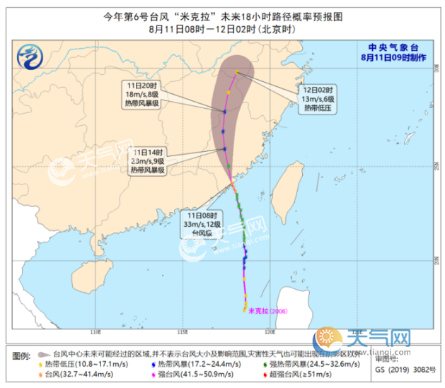 2020年厦门台风最新消息 第6号台风米克拉正面袭击厦门（图）