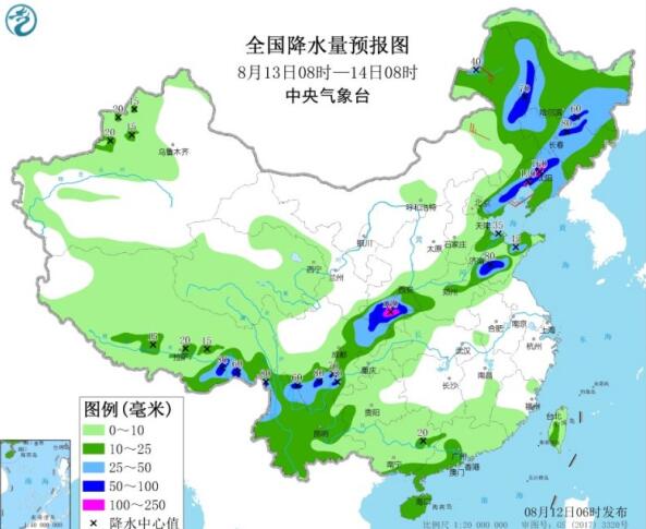 四川暴雨成灾降雨量100毫米以上 今天北方的雨水也持续不断