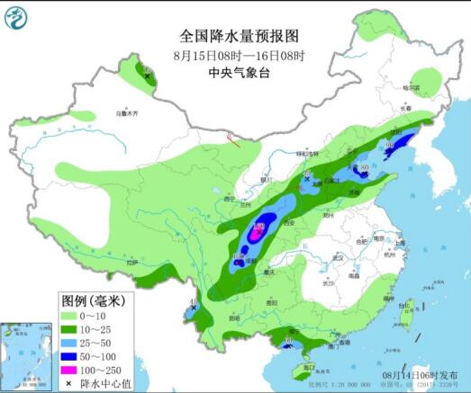华北东北仍将持续强降雨 南方开启烧烤模式37℃以上