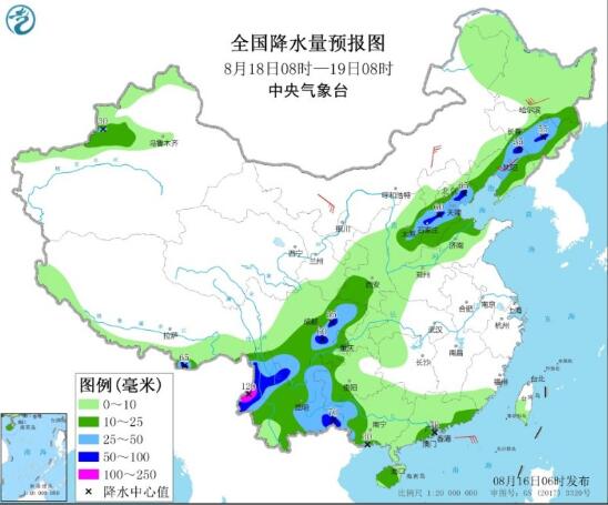 四川盆地将连降三天暴雨 江南重庆地区持续高温35℃以上