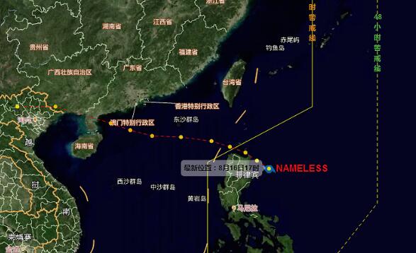 7号台风最新消息实时路径图 台风“海高斯”即将生成目标广东沿海