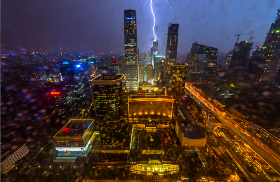 未来三天北京雷雨频繁 最高气温仅有28℃