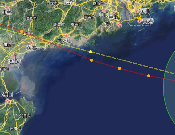 台风海高斯2020最新消息预报 19日白天将登陆广东最强可达12级