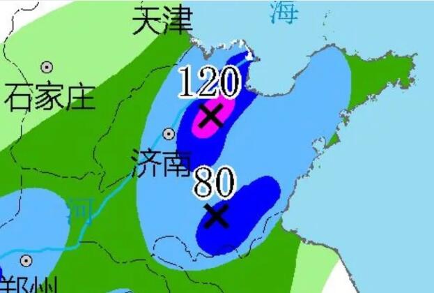 山东今明两天将持续有强降雨 最大降雨量将达到120毫米以上