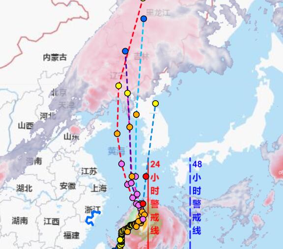 八号台风巴威实时最新路径图 具体8号台风会在哪里登陆