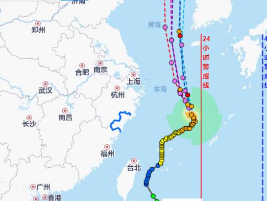 8号台风巴威上海台风网路径最新消息 2020年八号台风路径图实时发布系统