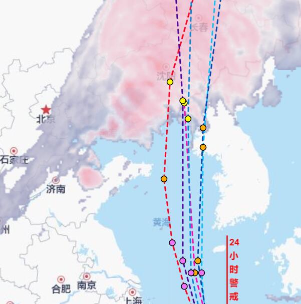 台风路径实时发布系统8号路径图 台风“巴威”路径图实时更新