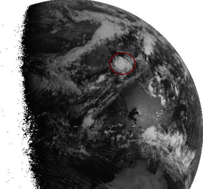 台风路径实时发布系统八号台风云图 “巴威”今日最新清晰卫星云图