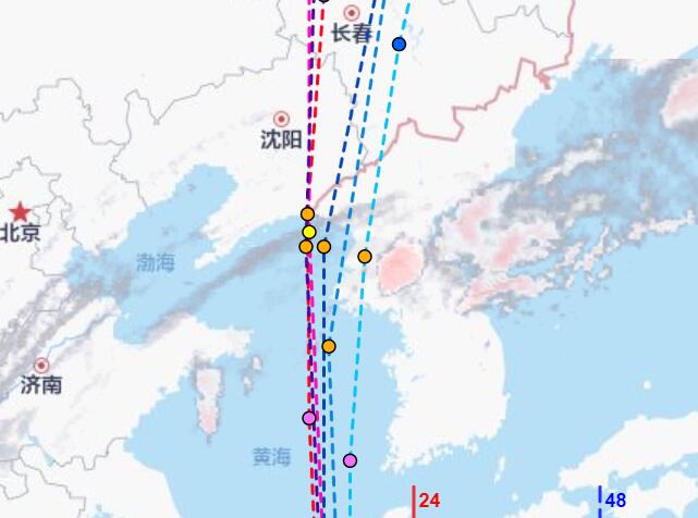 8号台风路径实时发布系统2020最新路径 未来或以13级登陆辽宁沿海