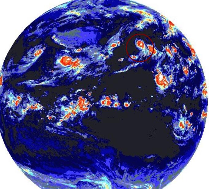 八号台风路径实时发布系统卫星云图最新 2020年8号台风巴威超清云图