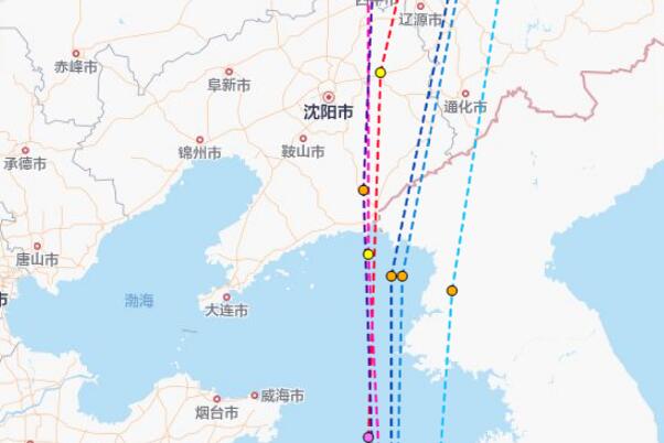 8号台风大连台风网台风路径图最新 台风巴威对大连有影响吗