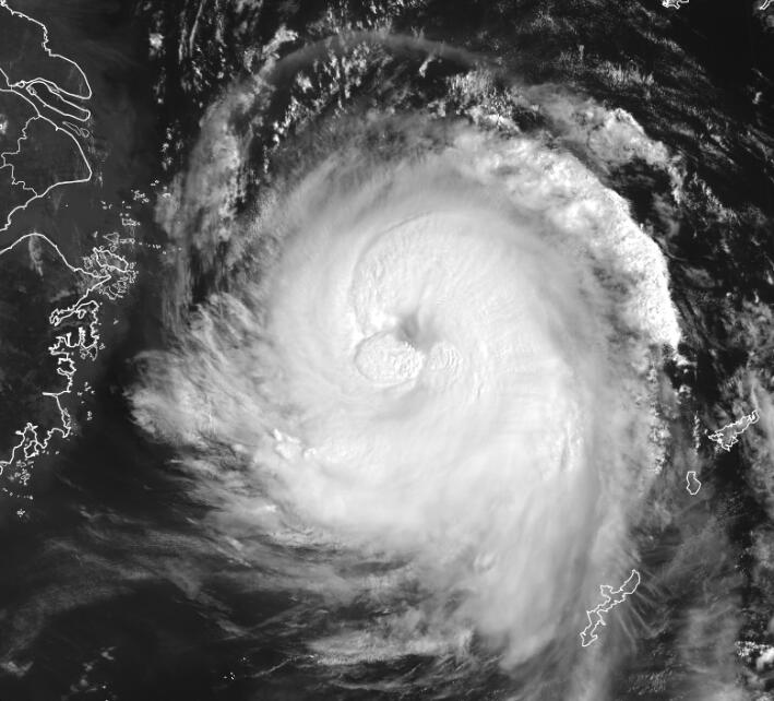 八号台风路径实时发布系统卫星云图最新 2020年8号台风巴威超清云图
