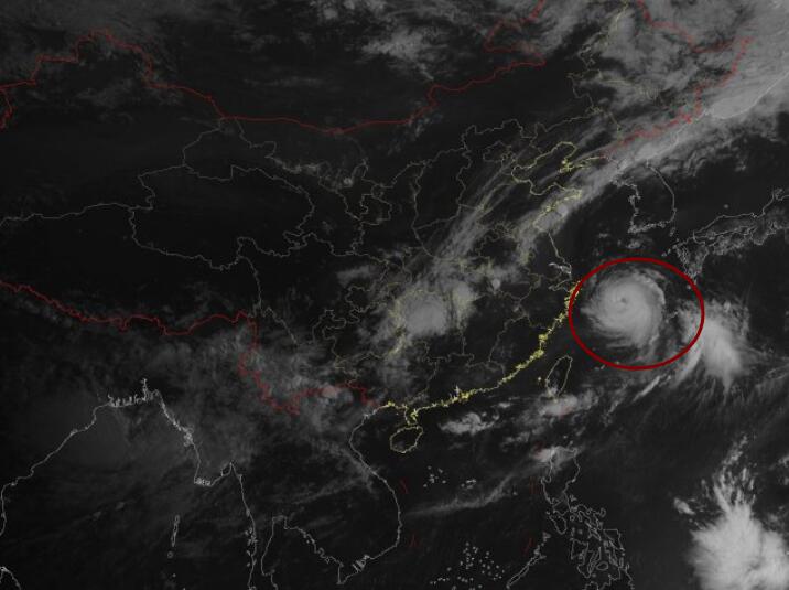 八号台风路径实时发布系统卫星云图最新 2020年8号台风巴威超清云图