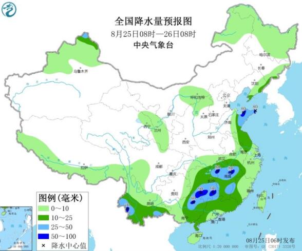 台风“巴威”增至13级影响山东半岛 江南华南等地降雨仍较频繁