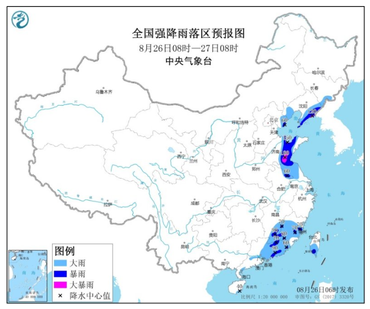 今年第8号台风“巴威”最新消息 预计明日上午登陆我国辽宁