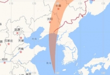 八号台风巴威最新路径图今天  已经移入黄海离辽宁更近了