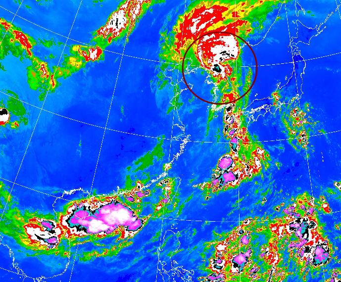 8号台风路径实时发布系统卫星云图2020最新 台风巴威高清云图发展情况