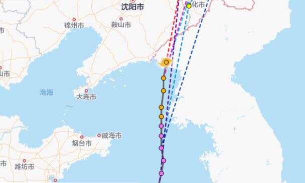 辽宁丹东台风最新消息2020 丹东台风路径实时发布系统8号台风巴威