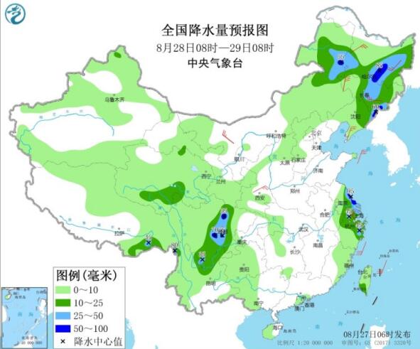 巴威登陆朝鲜台风预警依旧生效 今日黑龙江辽宁等地有大暴雨