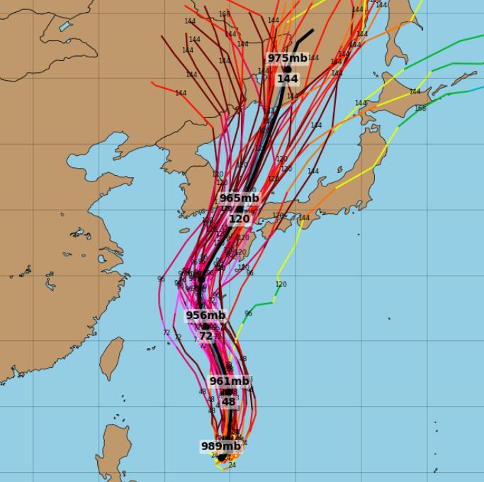 浙江台风路径实时发布系统9号 “美莎克”未来会去影响浙江吗